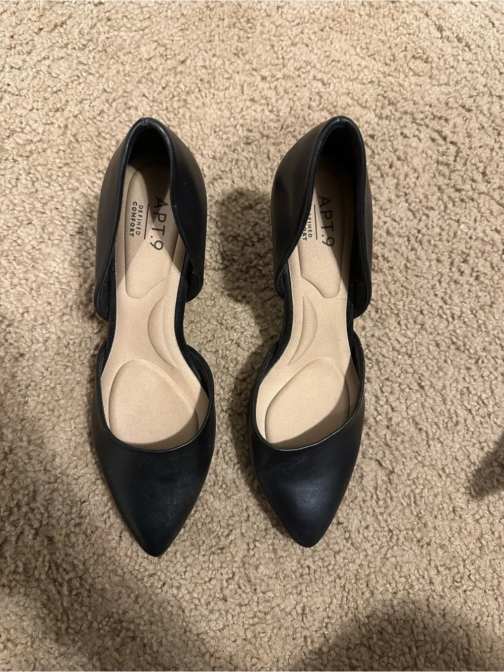 Apt. 9 Black Pointed D'Orsay Stiletto Pumps